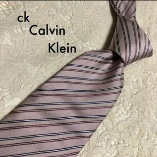 シーケーカルバンクライン(ck Calvin Klein)の美品！cK Calvin Klein シルク ネクタイ ライトピンク 大人気‼(ネクタイ)