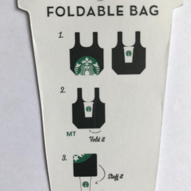 Starbucks Coffee(スターバックスコーヒー)のStarbucks eko Foldable Bag スターバックス エコバッグ メンズのバッグ(エコバッグ)の商品写真