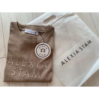 アリシアスタン(ALEXIA STAM)の新品タグ付き　アリシアスタン  ロゴTシャツ(Tシャツ(半袖/袖なし))