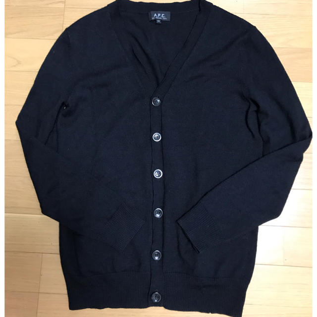 A.P.C - A.P.C.ニットカーディガン XSサイズ 黒の通販 by そ's shop ...