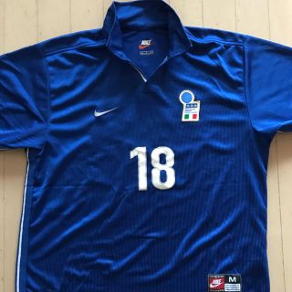 ナイキ(NIKE)のロベルトバッジオ（BAGGIO) イタリア代表ユニフォーム　18番　バッジョ(ウェア)