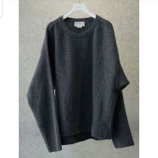 コモリ(COMOLI)のYOKE 7G ALPACA CARDIGAN RIB STITCH KNIT(ニット/セーター)