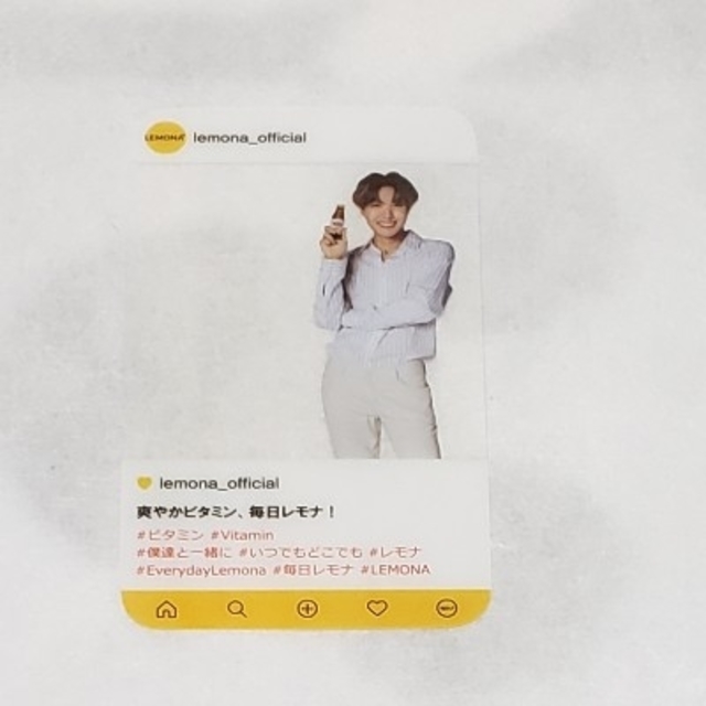 防弾少年団(BTS)(ボウダンショウネンダン)のレモナ💜ホビ　J-HOPE💜PHOTO CARD エンタメ/ホビーのCD(K-POP/アジア)の商品写真