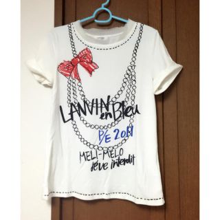 ランバンオンブルー(LANVIN en Bleu)のLANVIN❤︎Ｔシャツ(Tシャツ(半袖/袖なし))