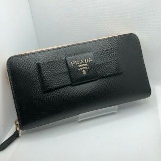 プラダ(PRADA)の最終SALE   PRADA　プラダ　リボン　長財布　値下げ不可(財布)