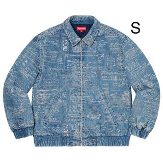 シュプリーム(Supreme)のsupreme Checks Embroidered Denim Jacket (ブルゾン)