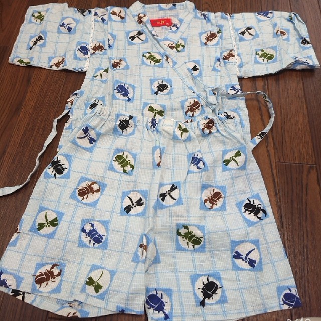 110cm 男の子  ☆甚平☆ キッズ/ベビー/マタニティのキッズ服男の子用(90cm~)(甚平/浴衣)の商品写真