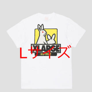 エクストララージ(XLARGE)のXLARGE × #FR2 コラボ Tシャツ 白 ホワイト Lサイズ 新品未使用(Tシャツ/カットソー(半袖/袖なし))