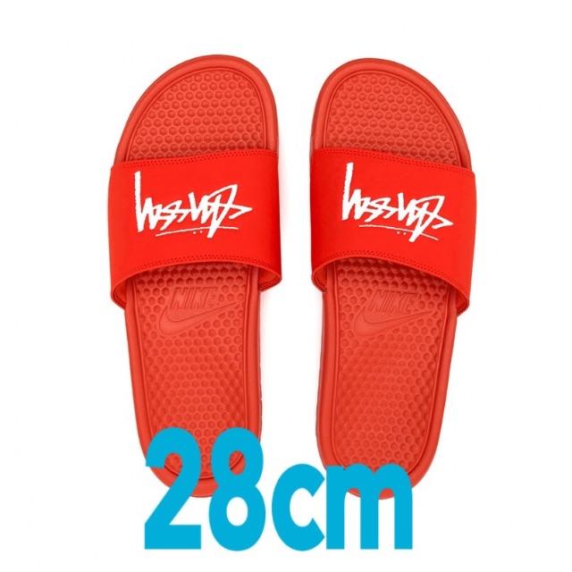 STUSSY NIKE SLIDE SANDALS 28cm靴/シューズ