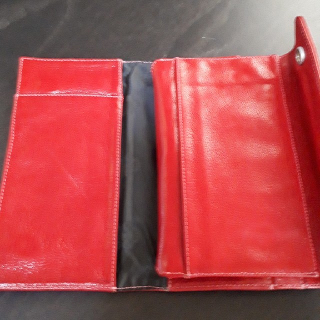 CHROME HEARTS WAVE WALLET 財布 RED