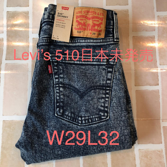 【されている】 Levi´s - 日本未発売Levi’s510 contra costa W29L32 未使用の くストレッ