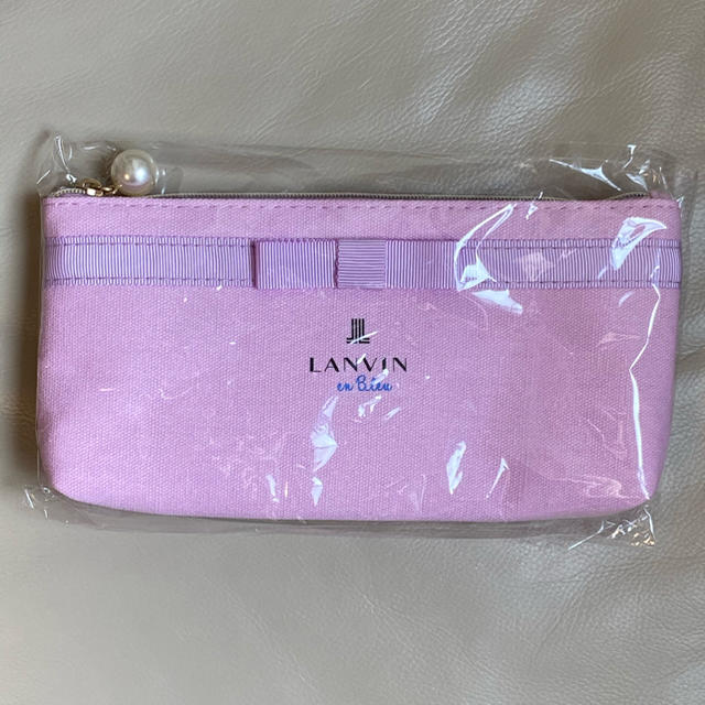 LANVIN en Bleu(ランバンオンブルー)の【新品未使用】LANVIN en Bleu ポーチ　美人百花付録 レディースのファッション小物(ポーチ)の商品写真