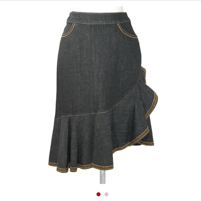 M'S GRACY(エムズグレイシー)のエムズグレイシー　デニムスカート新品 レディースのスカート(ひざ丈スカート)の商品写真