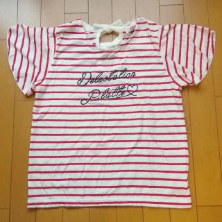 ピンクラテ(PINK-latte)の【未使用タグ付】PINKlatte カットソー（165）(Tシャツ/カットソー)