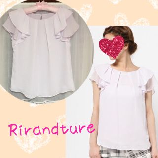 リランドチュール(Rirandture)のリラ♡即完売2wayラッフルブラウス(シャツ/ブラウス(半袖/袖なし))