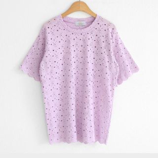 ディーホリック(dholic)のショートスリーブレースTシャツ(Tシャツ(半袖/袖なし))