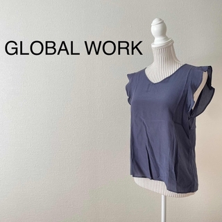 グローバルワーク(GLOBAL WORK)のGLOBAL WORK フリルチェックシャツ(シャツ/ブラウス(半袖/袖なし))