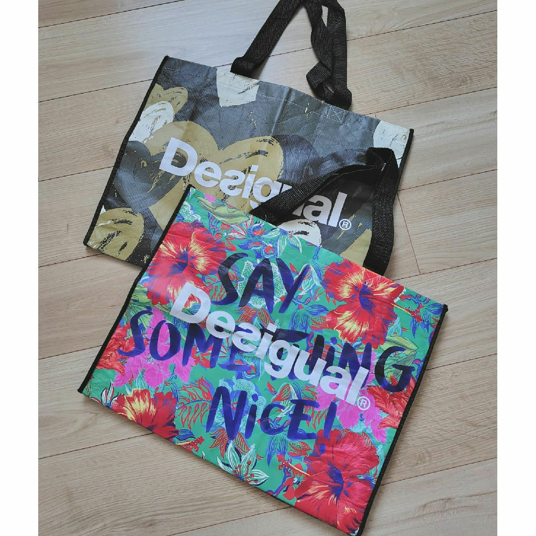 DESIGUAL(デシグアル)の《未使用》Desigual/デシグアル★ショッパー　2枚set レディースのバッグ(トートバッグ)の商品写真