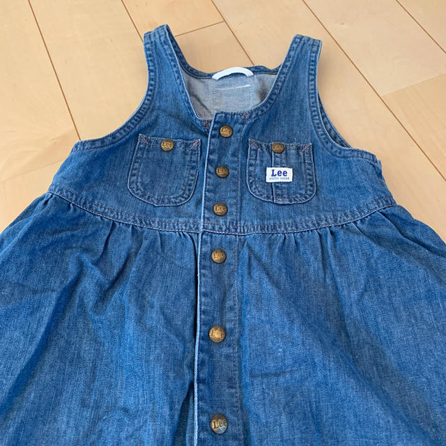 Lee(リー)のLee ジャンバースカート 120 キッズ/ベビー/マタニティのキッズ服女の子用(90cm~)(ワンピース)の商品写真