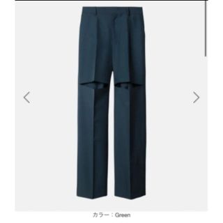 ルシェルブルー(LE CIEL BLEU)の【大幅値下げ！】 IRENE Slashed Trouser SS20 完売品(カジュアルパンツ)