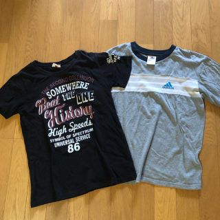 アディダス(adidas)の男の子Tシャツ150㎝２枚セット(Tシャツ/カットソー)