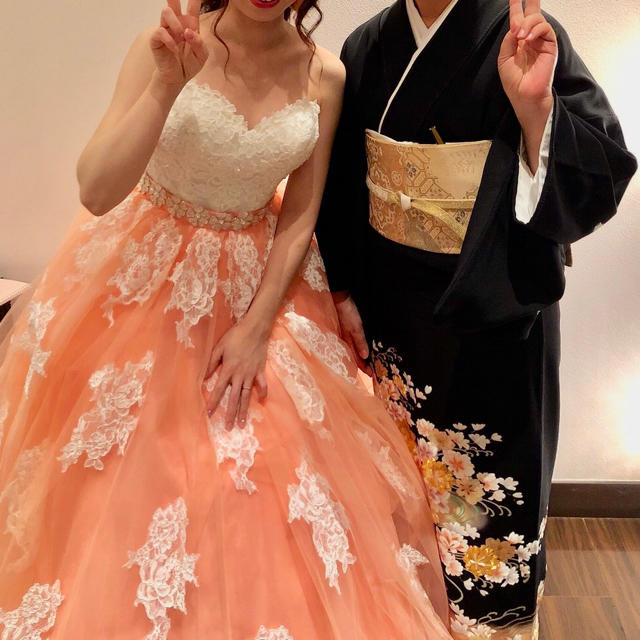 オーバースカート ウェディングドレス　す結婚式