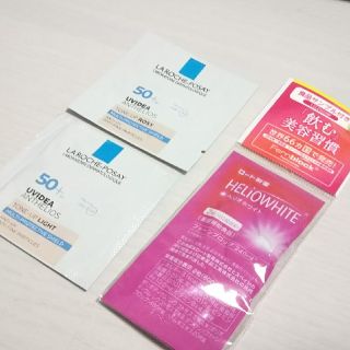 ラロッシュポゼ(LA ROCHE-POSAY)のラロッシュポゼ トーンアップサンプル2種 ローズ パールホワイト(化粧下地)