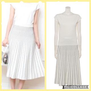 マイストラーダ(Mystrada)の【モモ様専用】新品♡Mystrada  配色ステッチニットアップ(セット/コーデ)