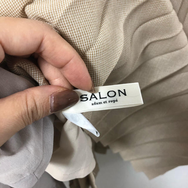 Adam et Rope'(アダムエロぺ)のSALON ADAM ET ROPE'  プリーツスカート レディースのスカート(ロングスカート)の商品写真