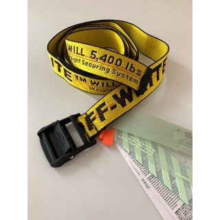 オフホワイト(OFF-WHITE)のOFF WHITE YELLOW CLASSIC INDUSTRIAL BELT(ベルト)