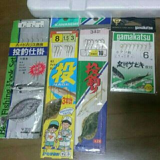 🎣投げ釣り仕掛け ＆ サビキ釣り仕掛け(釣り糸/ライン)