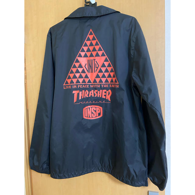 THRASHER(スラッシャー)のINSP THRASHER コーチジャケット メンズのジャケット/アウター(ナイロンジャケット)の商品写真