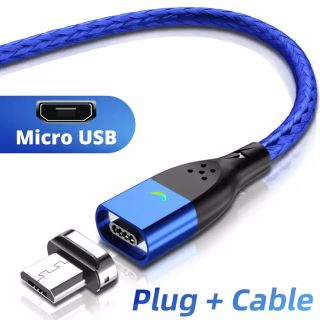 microUSB マグネットケーブル 青(バッテリー/充電器)