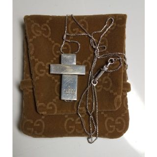 グッチ(Gucci)のGUCCI　クロス　ネックレス Ｂ品(ネックレス)