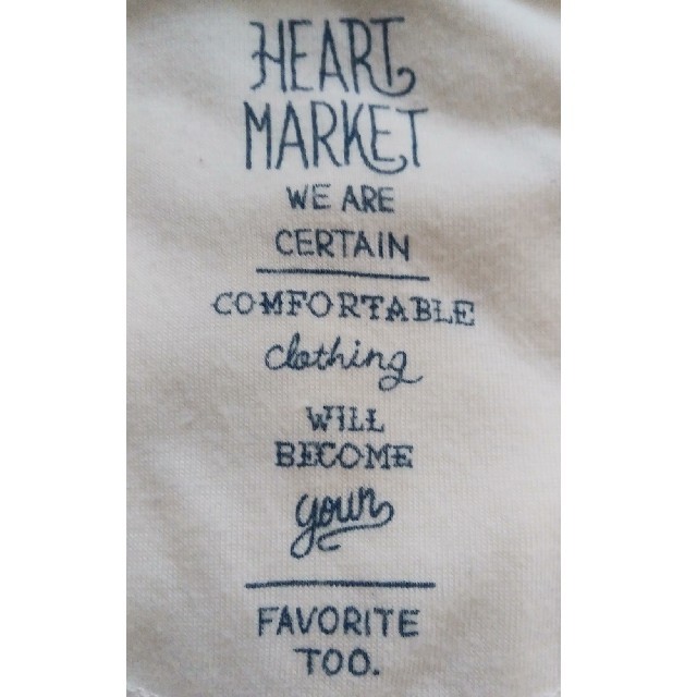Heart Market(ハートマーケット)のheart market   カットソー　Tシャツ レディースのトップス(Tシャツ(半袖/袖なし))の商品写真