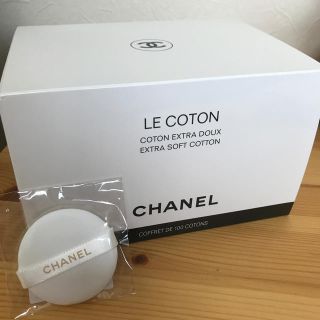 シャネル(CHANEL)のシャネル　コスメ　コットン　レベージュパフセット(コットン)