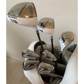 テーラーメイド(TaylorMade)のラウンド未使用レディースクラブ　ゴルフバッグセット(クラブ)