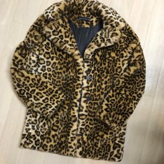 ザラ(ZARA)のZARA エコファー　レオパード コート(毛皮/ファーコート)