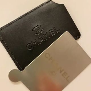 シャネル(CHANEL)のCHANEL  黒 シャネル ミラー　ノベルティ　新品未使用　BLACK(ミラー)