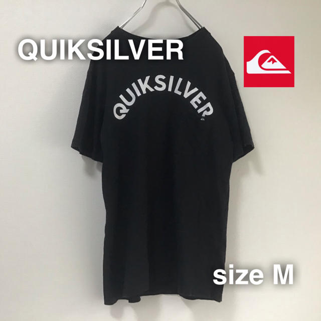 QUIKSILVER(クイックシルバー)のQUIKSILVER  クイックシルバー　ポケットTシャツ　M ブラック　黒 メンズのトップス(Tシャツ/カットソー(半袖/袖なし))の商品写真