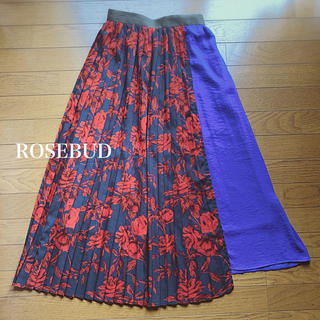 ローズバッド(ROSE BUD)のROSEBUDアシンメトリースカート(ロングスカート)