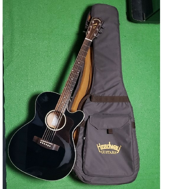 [最終値引]Headway H0C-580SE BK[エレアコ] 楽器のギター(アコースティックギター)の商品写真