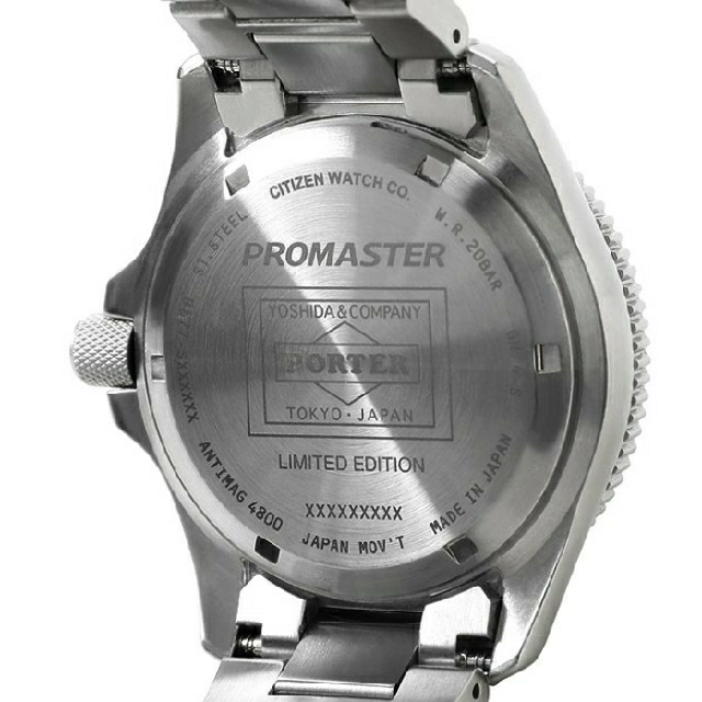CITIZEN - 【CITIZEN X PORTER】GMT WORLD TIME【新品シルバー】の通販