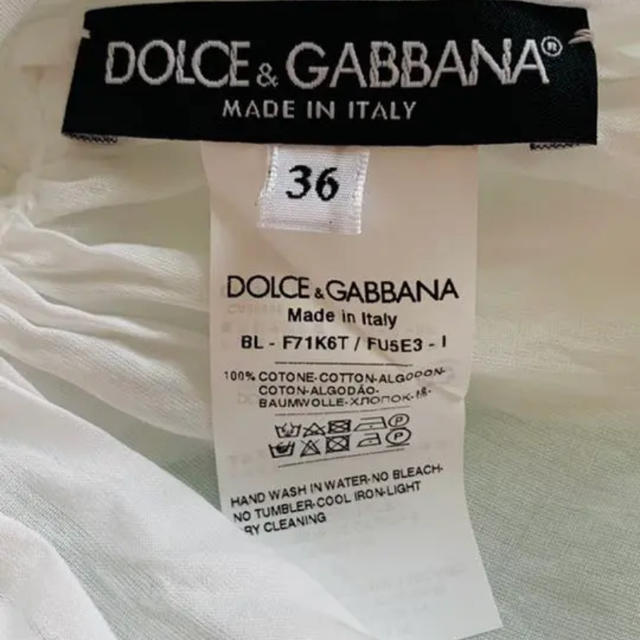 DOLCE&GABBANA(ドルチェアンドガッバーナ)のDOLCE & GABBANA ブラウス レディースのトップス(シャツ/ブラウス(半袖/袖なし))の商品写真