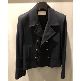 サンローラン(Saint Laurent)のSAINT LAURENT PARIS サンローラン　ダブルジャケット　金ボタン(テーラードジャケット)