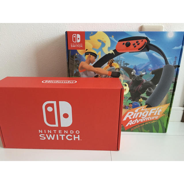 Nintendo Switchとリングフィット アドベンチャーのセット