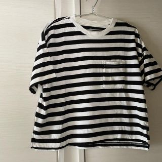 ムジルシリョウヒン(MUJI (無印良品))のMUJIボーダーTシャツ(Tシャツ(半袖/袖なし))