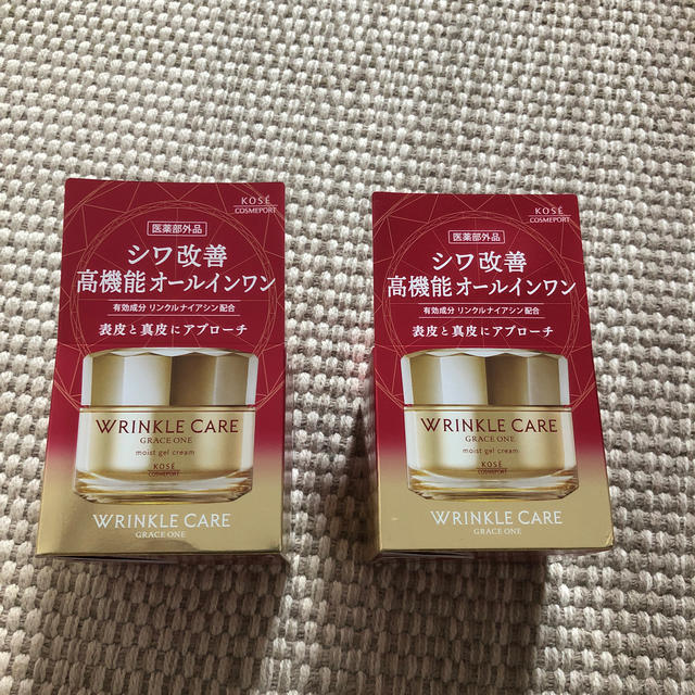 KOSE(コーセー)のグレイス ワン リンクルケア モイストジェルクリーム(100g) 2個セット コスメ/美容のスキンケア/基礎化粧品(オールインワン化粧品)の商品写真