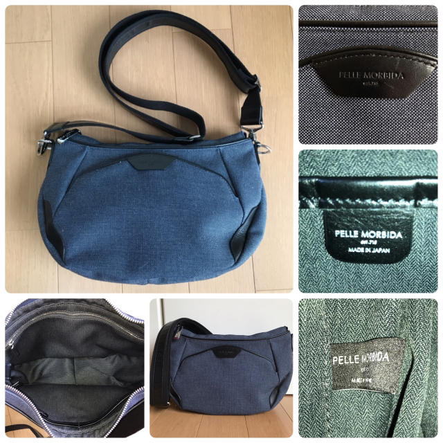 ペッレモルビダ PELLEMORBIDA ショルダーバッグON008グレー
