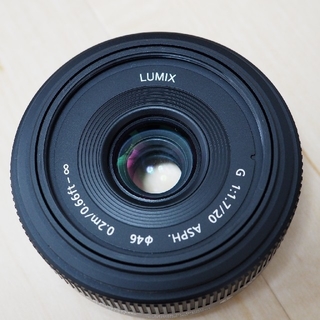 パナソニック(Panasonic)のLUMIX G 20mm/F1.7 ASPH. H-H020(レンズ(単焦点))